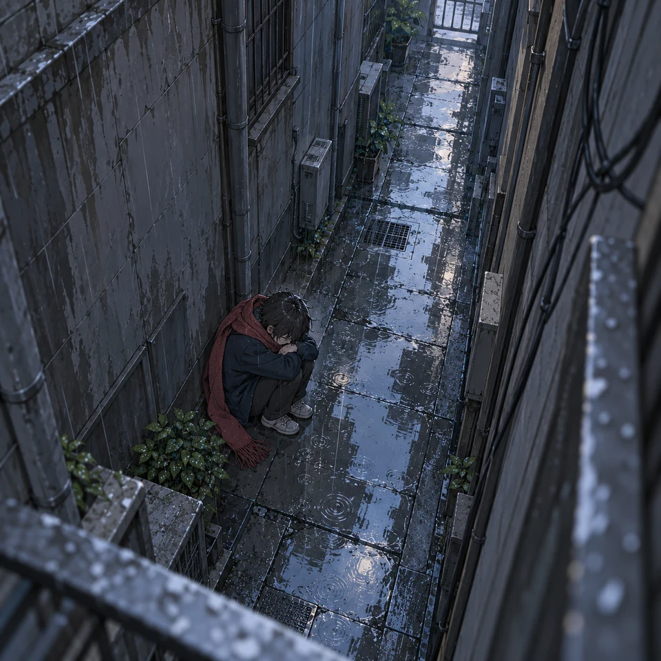 俯视：渺小、孤单