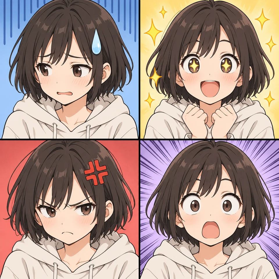 四个常用漫画符号