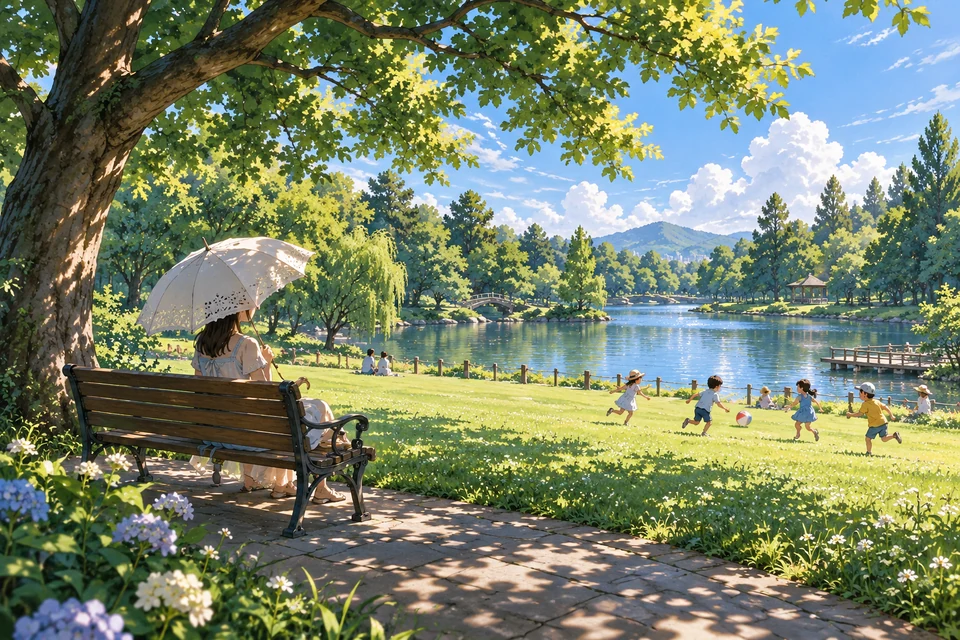 日系动画背景