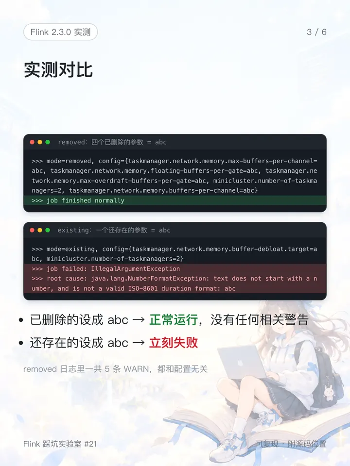 四个已删除的配置项设成 abc 照常运行,仍存在的配置项立刻失败(本机实测)