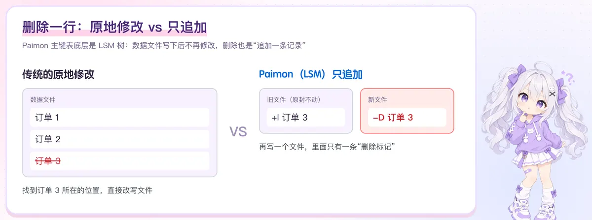 原地修改 vs 只追加