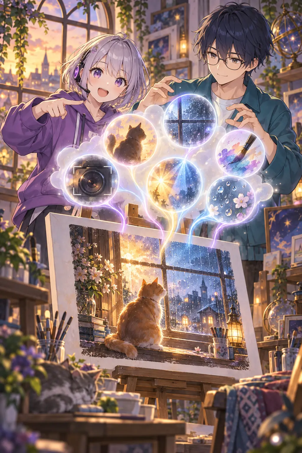 把模糊想法拆成可绘画提示词
