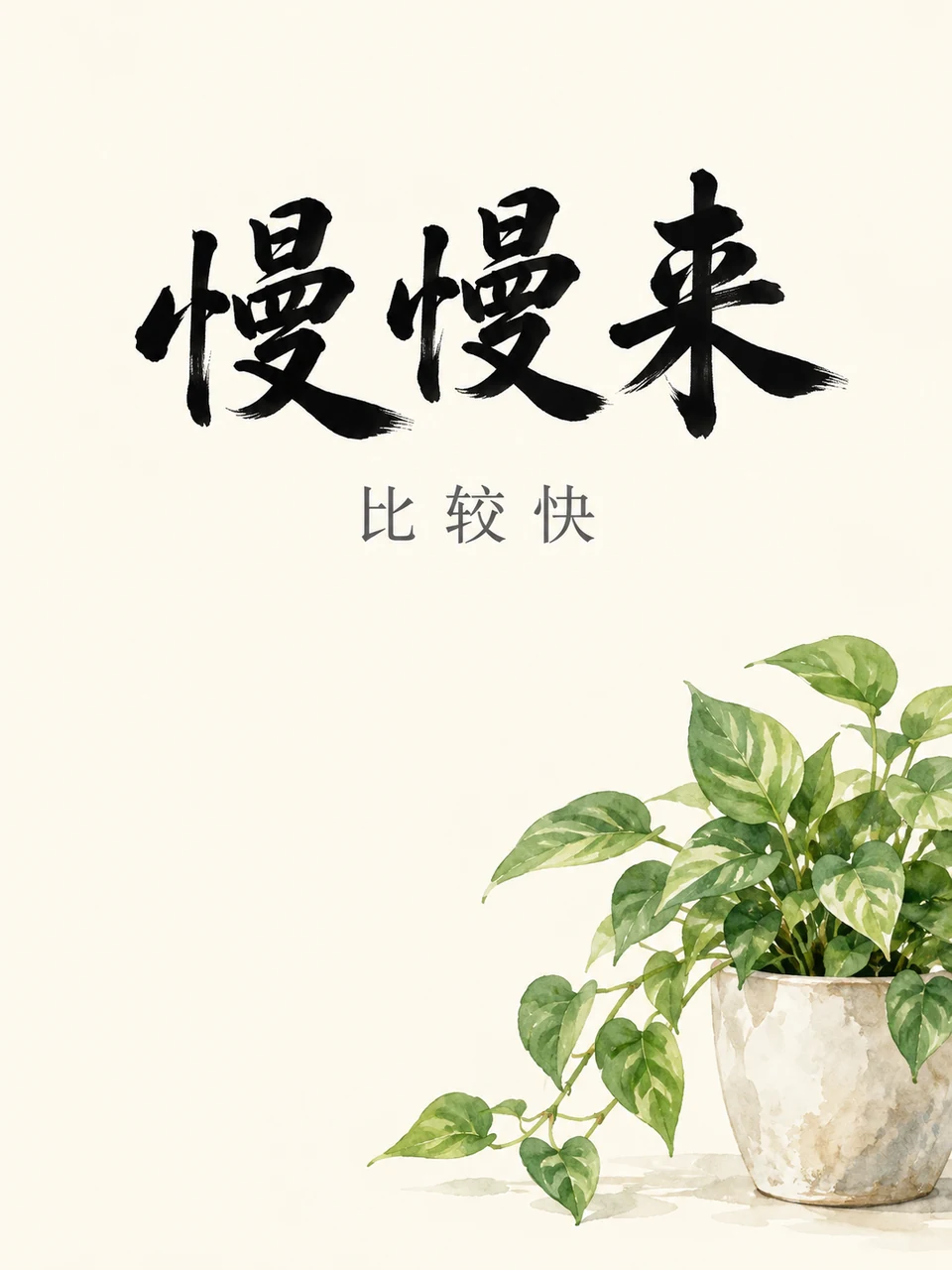毛笔字封面示例